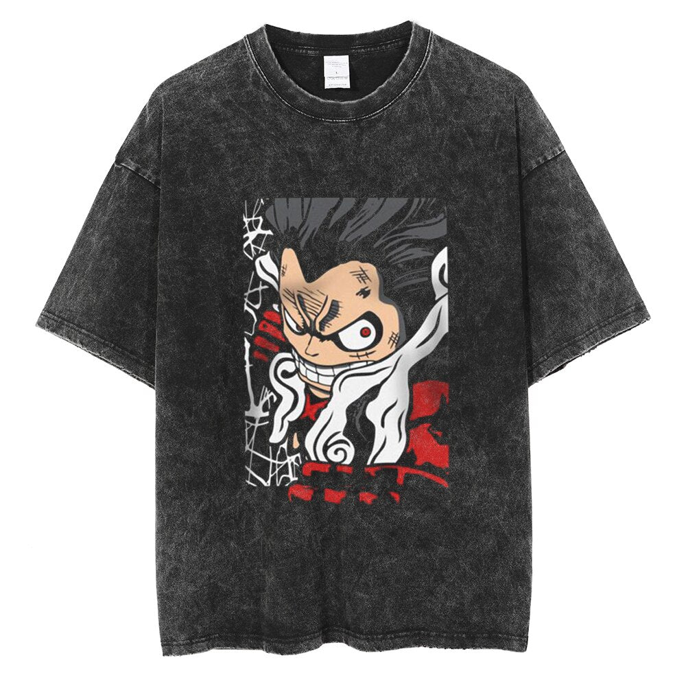 One Piece Luffy Gear 5 Oversized Tee