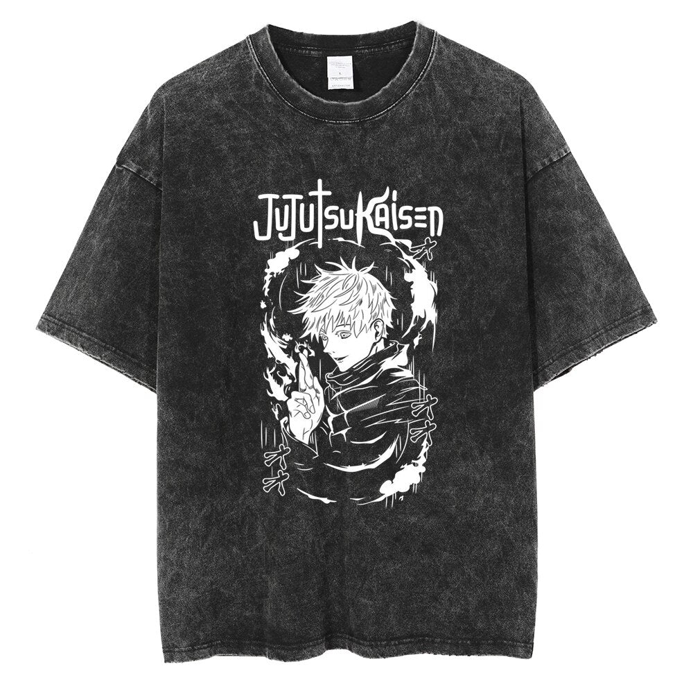 Jujutsu Kaisen Gojo Infinity Void Oversized Vintage Tee