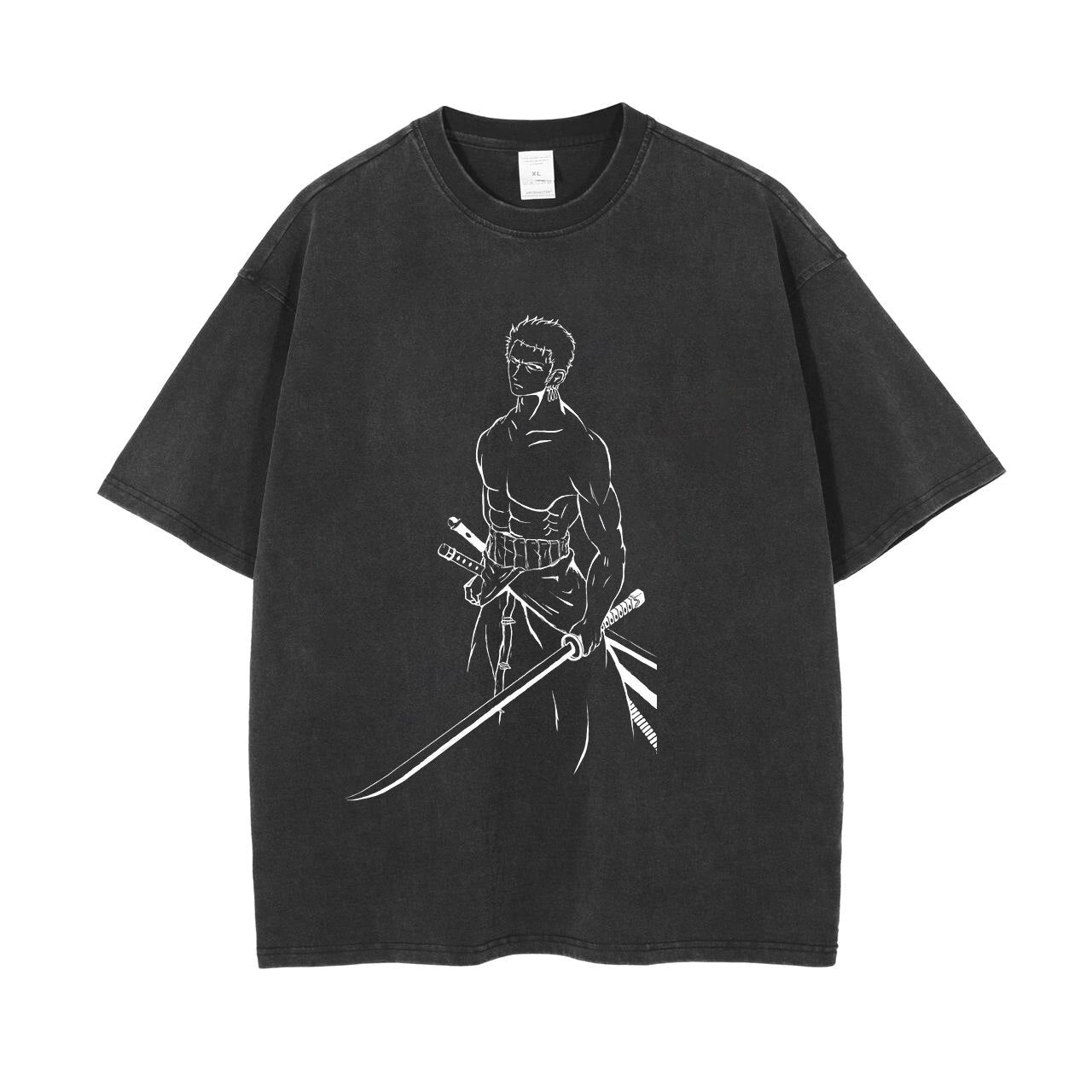 One Piece Zoro Silhouette Oversized Tee