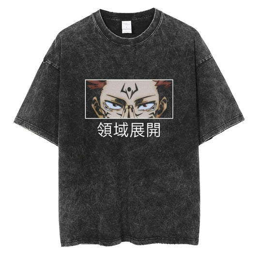 Jujutsu Kaisen Ryomen Sukuna Oversized Vintage Tee