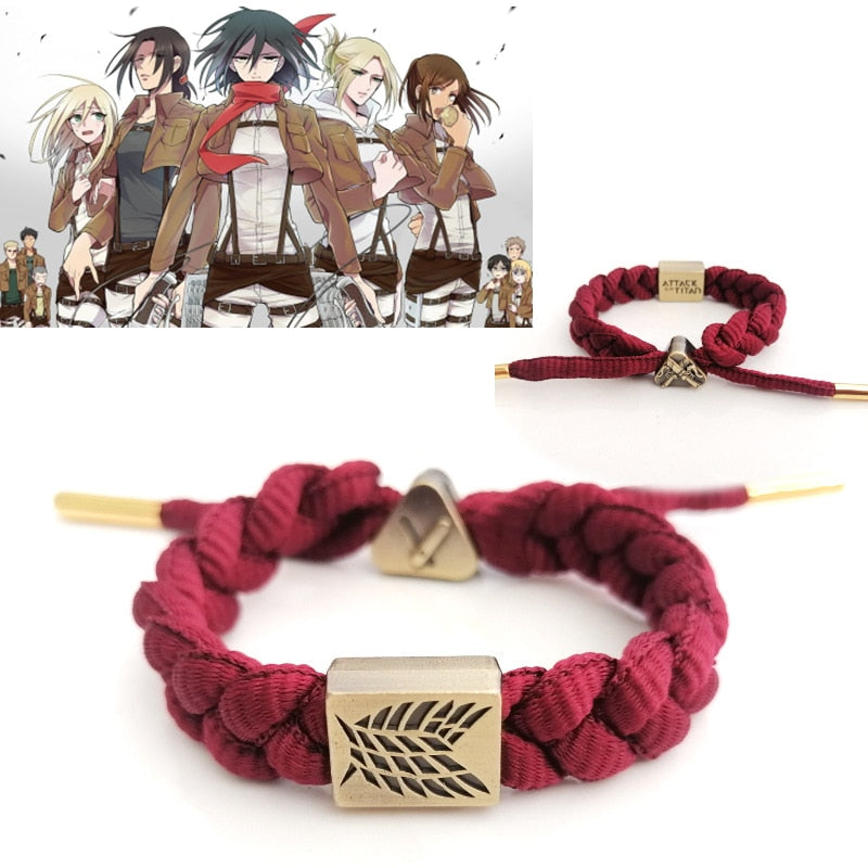 Anime Attack On Titan Paracord Bracelet – Anime Clothing