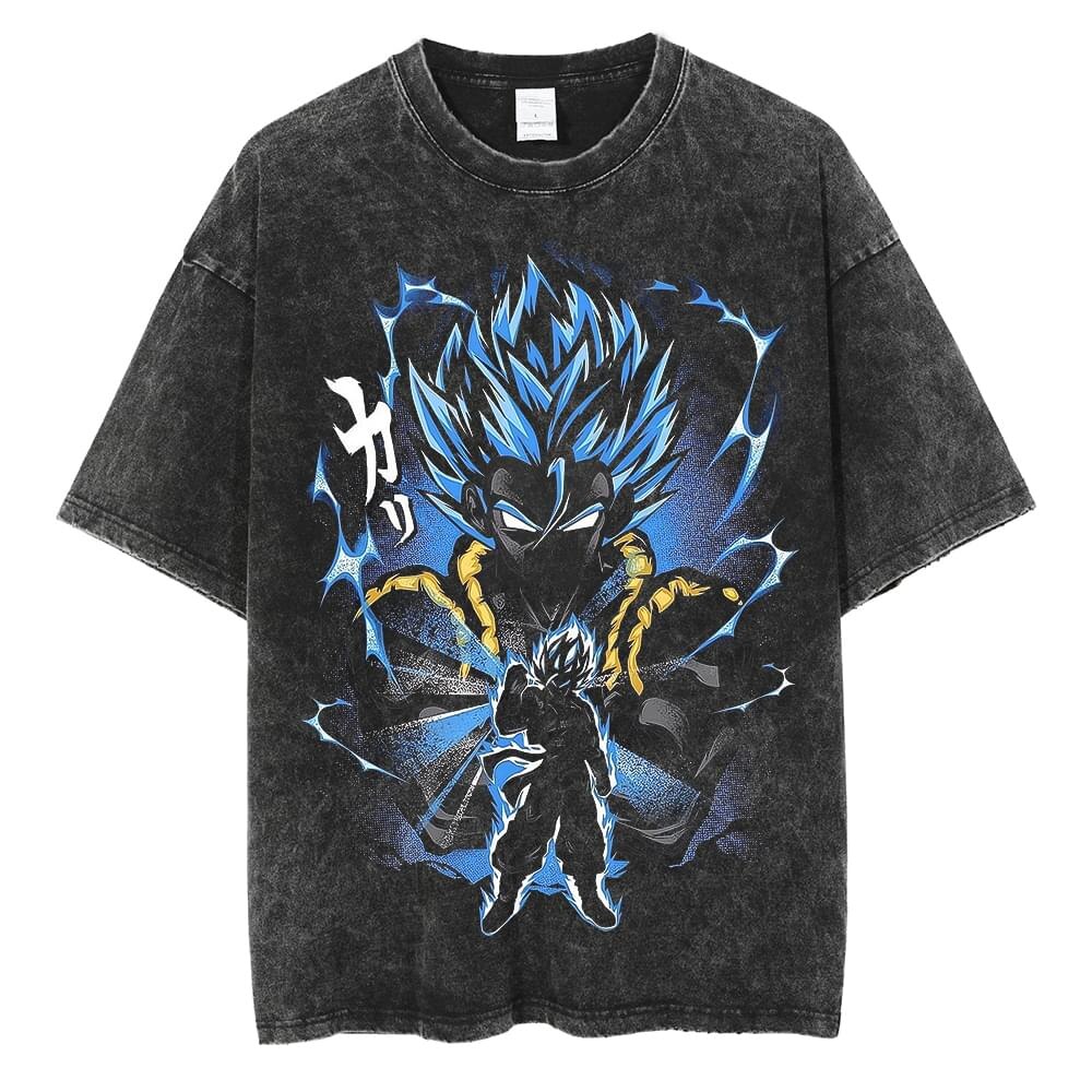 Dragon Ball Gogeta Blue Oversized Vintage Tee