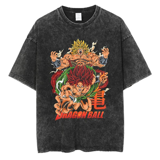 Dragon Ball Super Saiyan Broly Oversized Vintage Tee