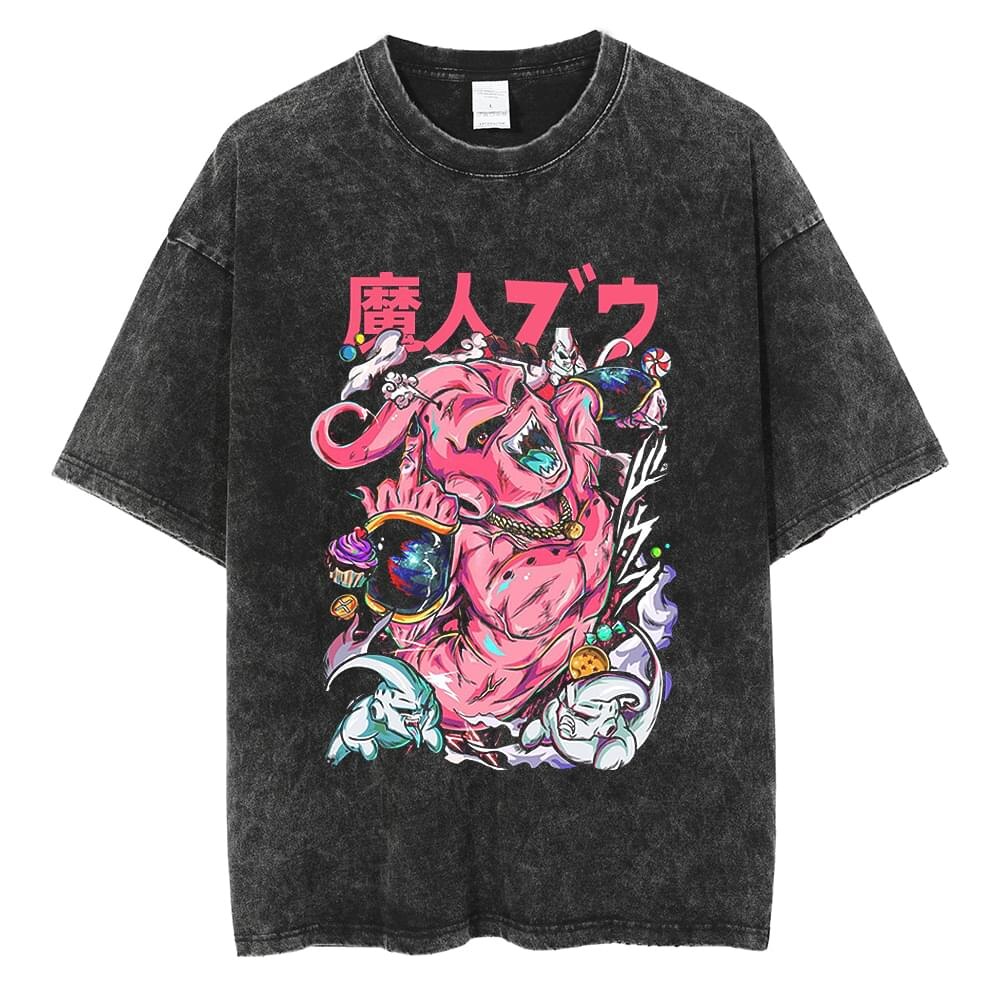 Dragon Ball Kid Buu Oversized Vintage Tee