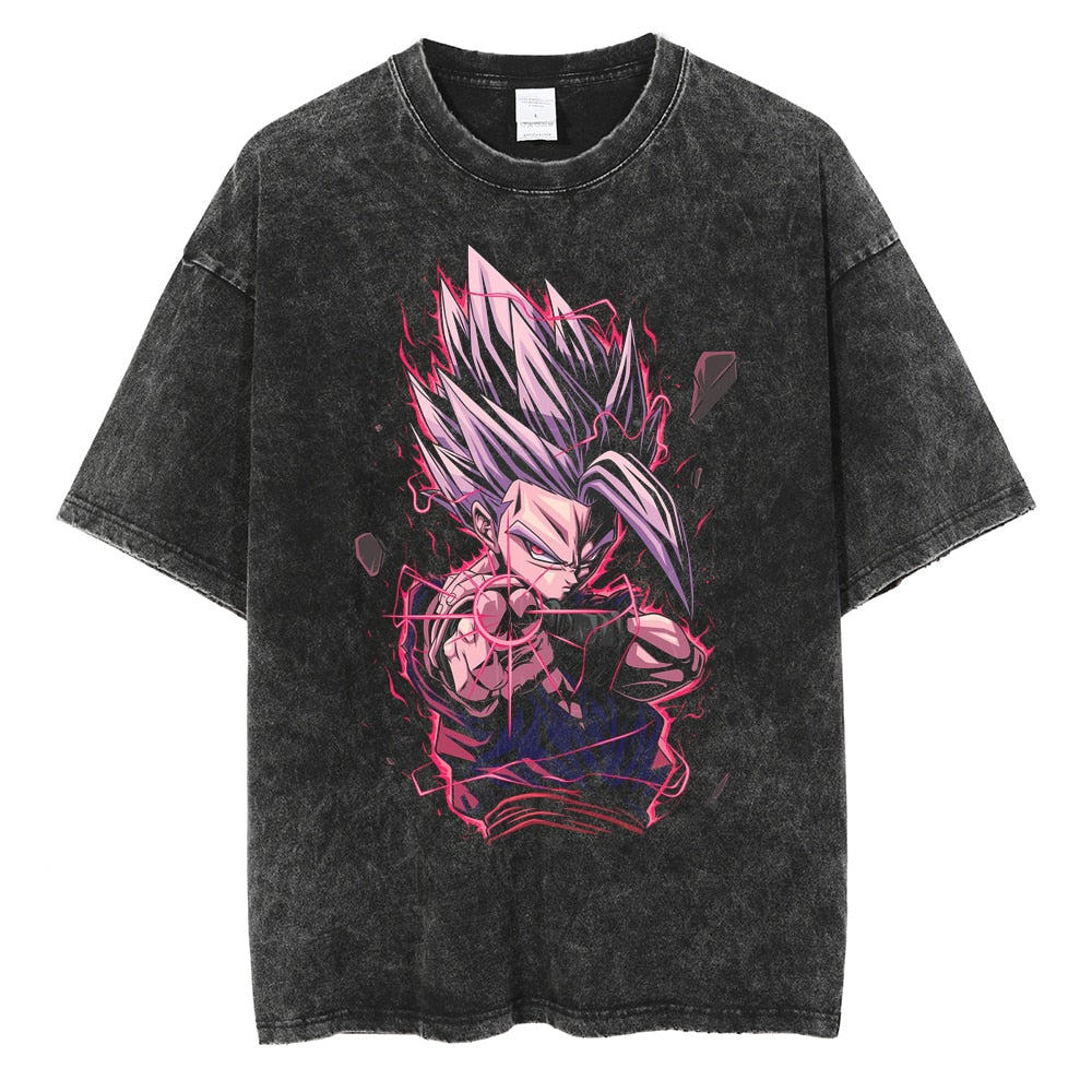 Dragon Ball Gohan Super Saiyan Beast Oversized Vintage Tee