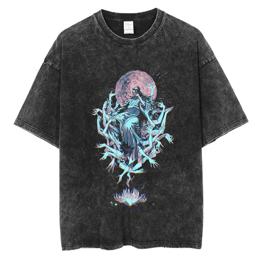 Jujutsu Kaisen Saturo Geto Oversized Vintage Tee