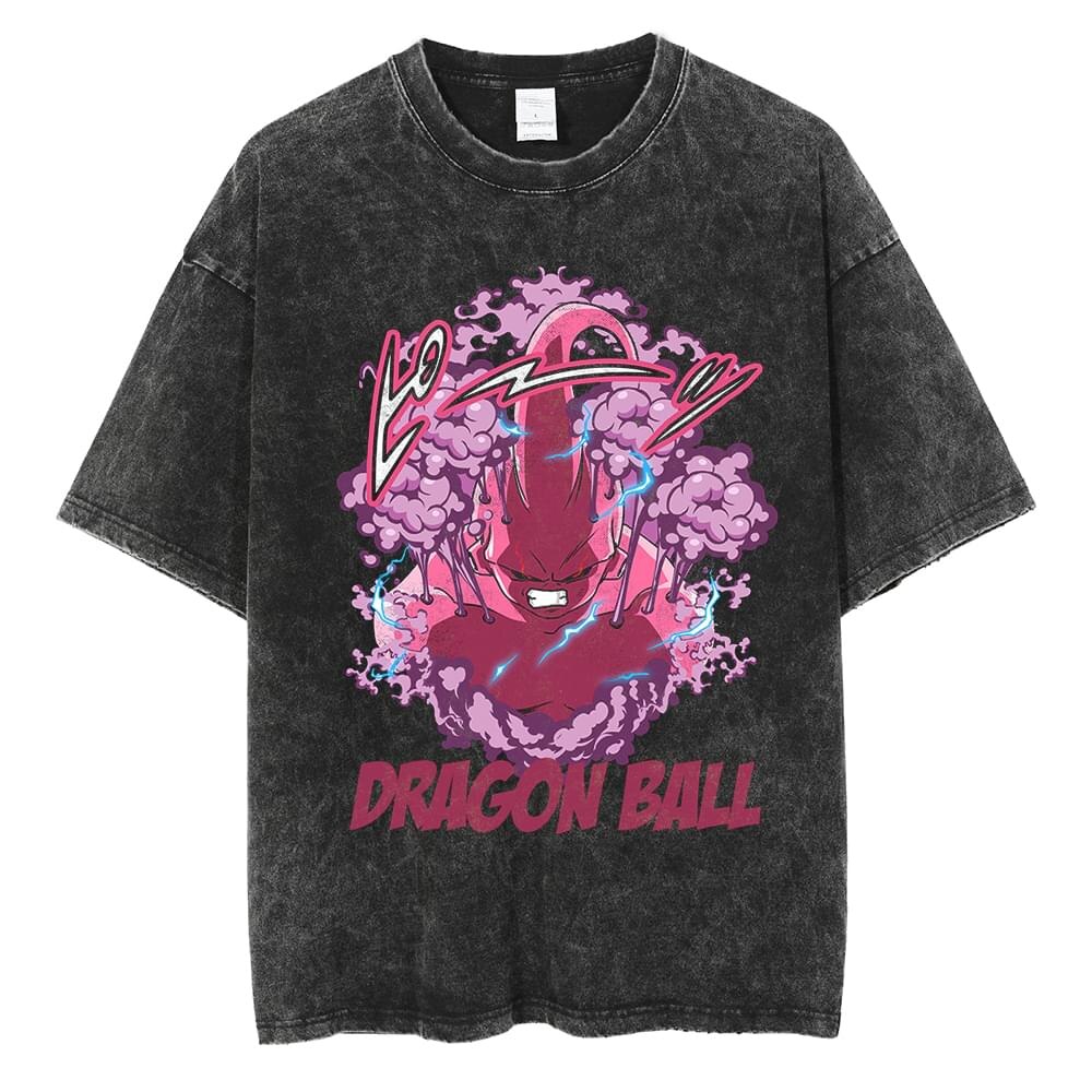 Dragon Ball Angry Buu Oversized Vintage Tee