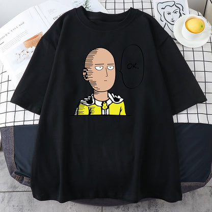 Unisex One Punch Man Saitama "OK." Tee